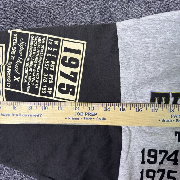 Steelers Dynasty Vintage Long Gone 1993 Long Sleeve Shirt Large NWT Graphic - Picture 15 of 16